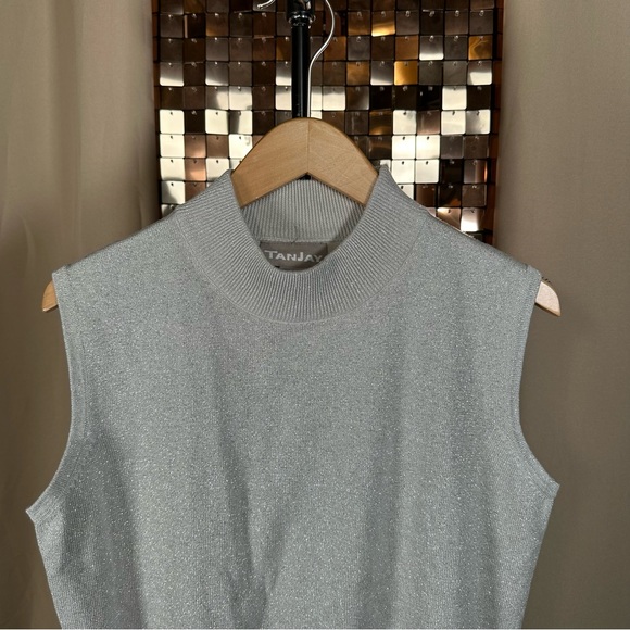 TANJAY TANK TOP WITH METALLIC FLECK 20” PTP + STRETCH - Picture 8 of 13